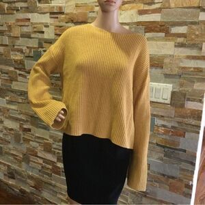 NILI LOTAN Martindale Sweater Mustard Yellow